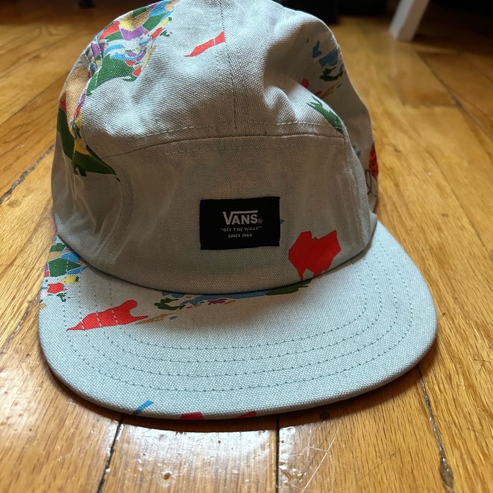 Vans Gray Cap with Colorful Accents